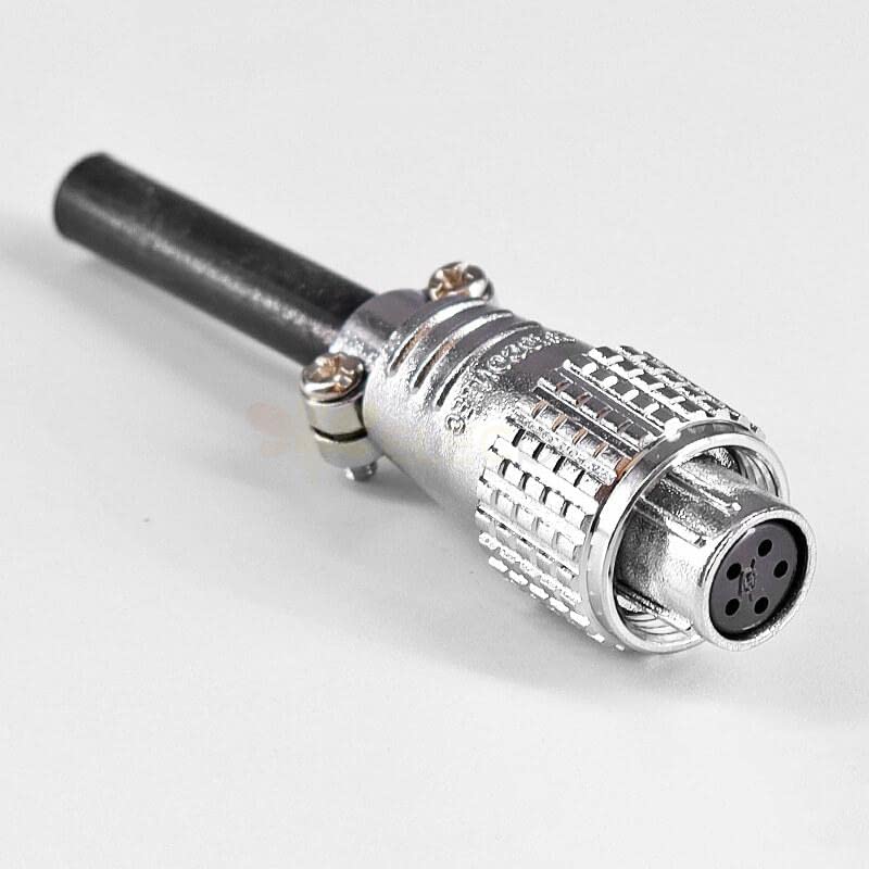 Conector de Aviación TP12 5 Pines Recto Metal miniatura 2