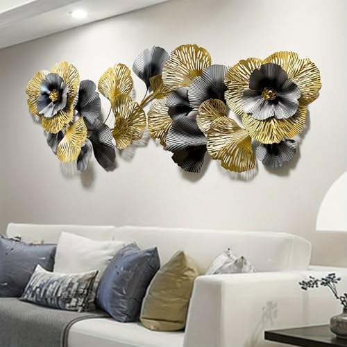 Edaknez Large Metal Wall Art for Living Room