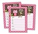 50 Pink Owl Invitations and Envelopes (Large Size 5x7) - Baby Shower - Birthday Party - Any Occasion