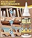 Protado Wood Glue for Furniture Heavy Duty, 200ml Strong Bond Waterproof Professional Furniture Repair Glue Dries Clear for Woodworking, Furniture, Crafts
