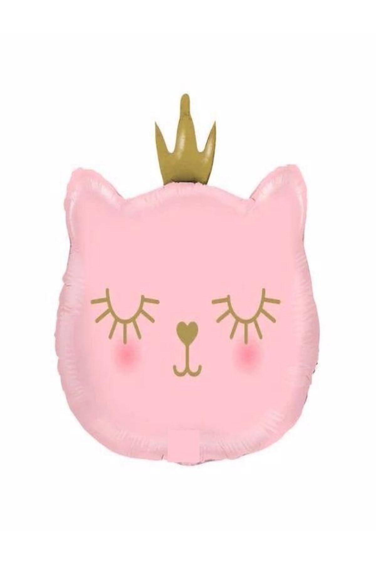 Kedi Pembe Folyo Balon