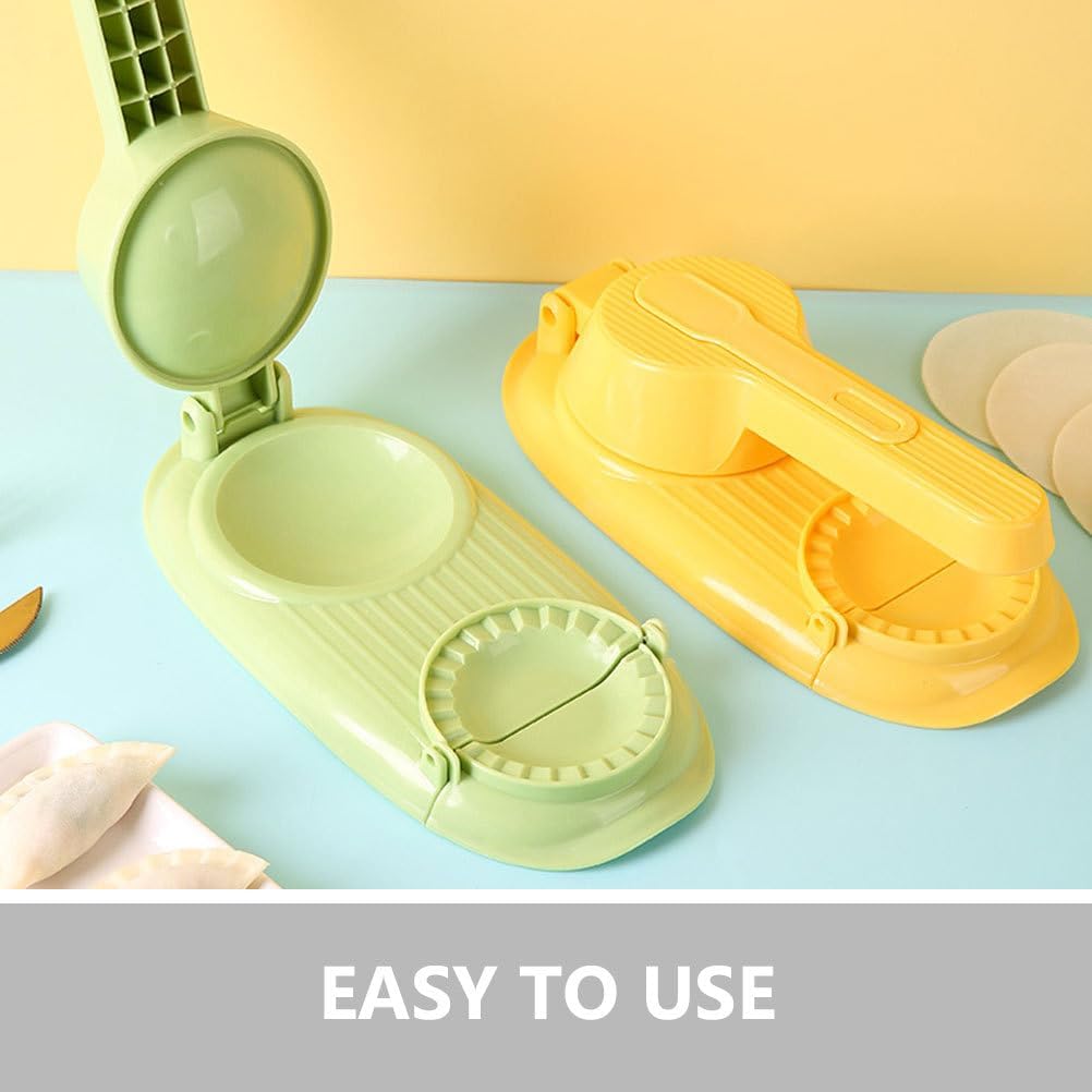 ABOOFAN Dumpling Skin Maker 9.8 Inch Manual Dough Press Mold for Dumplings Wontons Empanadas Pastries Kitchen Tool for Home Cooking