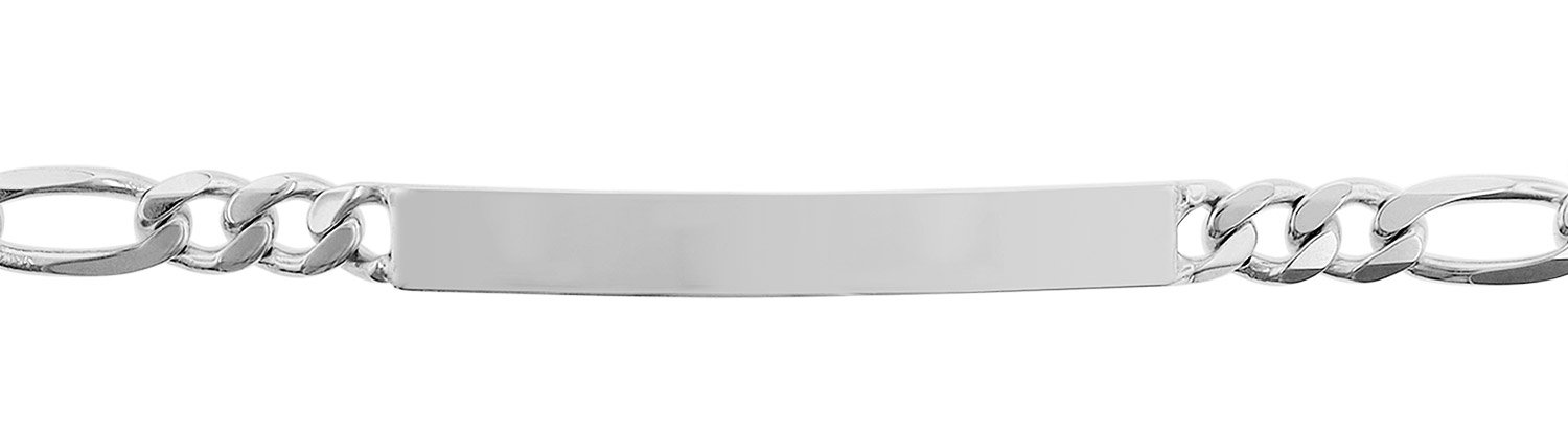 trendor Gravur-Armband 925 Silber Namensarmband für Herren 21 cm 35958-21