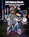 Gleamkid Balance Bike 2 Year Old: Frozen Toddler Balance Bike 2+ 3+ Year Old with Light Up Dual-Wheels, Adjustable Handlebar & Seat, Birthday Xmas Gifts for 2 3 4 5 Year Old Girls Boys Toys