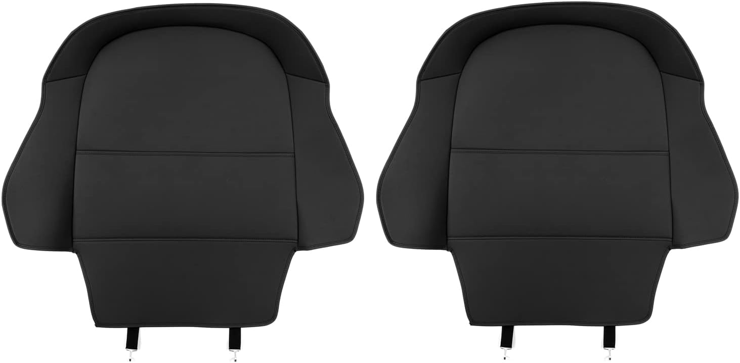 TAIKOO Seat Back Kick Protectors Compatible with Volvo XC90 XC60 S90 S60 V90 V60 Kick Mats Accessories for Kids Black Set of 2,Prevent The Interior Decoration from Being affected by Dirt
