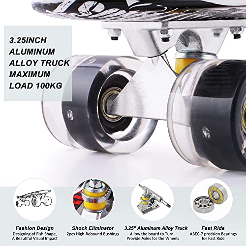 Caroma Skateboard Completo 55cm Mini Cruiser