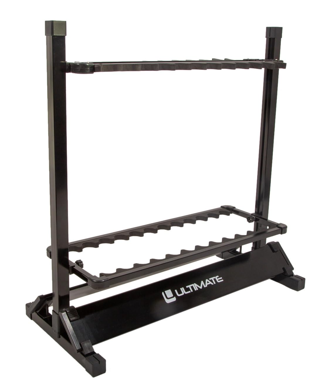 Ultimate Présentoir Pour Cannes Aluminium Rod Rack Black 24 Cannes - Rangement Canne A Pêche