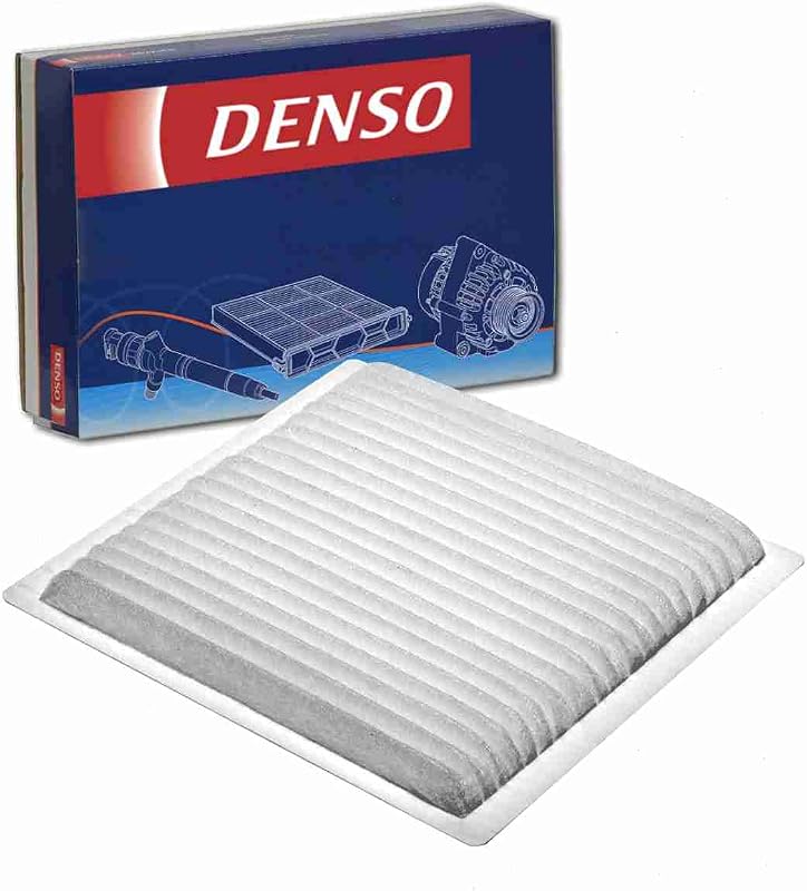 DENSO Cabin Air Filter for Toyota Highlander 2.4L 3.0L 3.3L L4 V6 2001-07 | Restores cabin airflow and clears musty odor, dust and pollen; correct-fit filter. Direct-fit OE replacement.