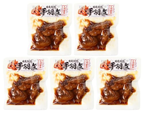 ネオフーズ竹森 国産親鳥 手羽煮 九州醤油仕込み 200g×5袋 電子レンジ調理 簡単