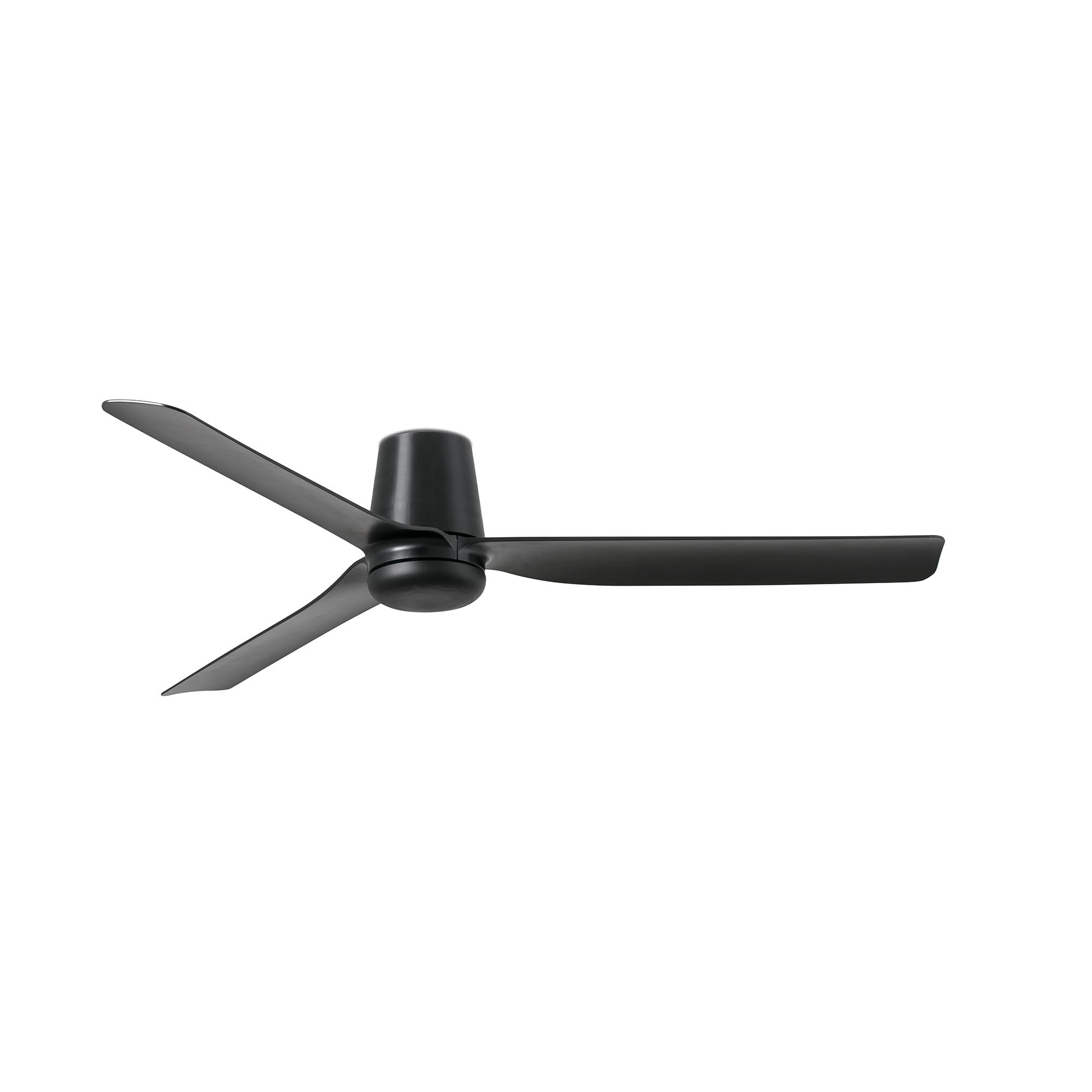 Ventilateur de plafond design Faro PUNT Tub Medium noir mat avec moteur DC robuste