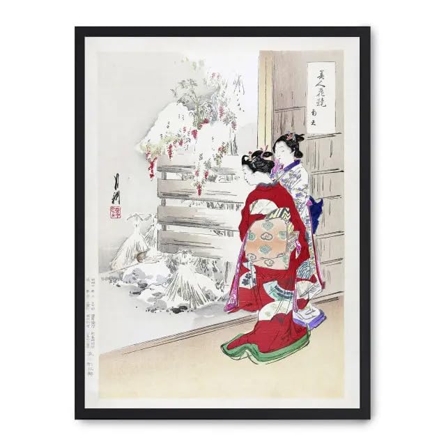 Cuadro japanese art : tableau japonais moderne, décoration murale asiatique épurée
