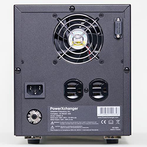 Voltage & Frequency Converter & Transformer - Step-Down 220V 50Hz to 120V 60Hz - Continuous Power, Smart Protection Features, Pure Sine Wave Output – PowerXchanger EX-084