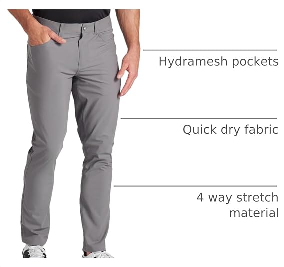 Puma Golf Men's 101 5 Pocket Pant, Slate Sky