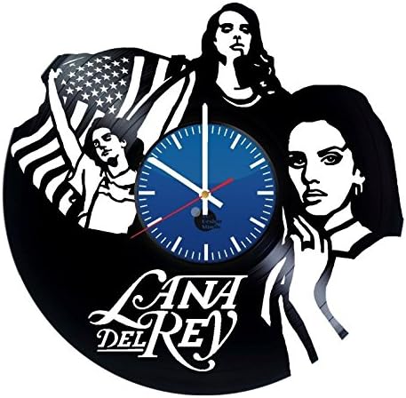 Lana Del Rey Vinyl Record Wall Clock Living Room Home Decor