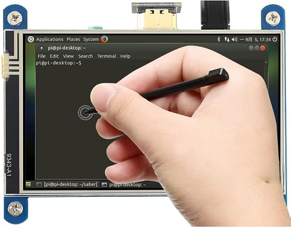 4inch Resistive Touch Screen LCD (H) Compatible with Raspberry Pi 480800 Pixels Resolution HDMI Interface IPS Panel Various Support Jetson Nano PC Windows