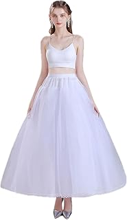 Long Hoopless Petticoat Crinoline Underskirt Slips for Wedding Dress