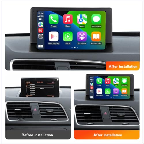 Unité Centrale stéréo Audi Q3 2011-2019, écran tactile 2K 9 pouces avec lecteur multimédia
