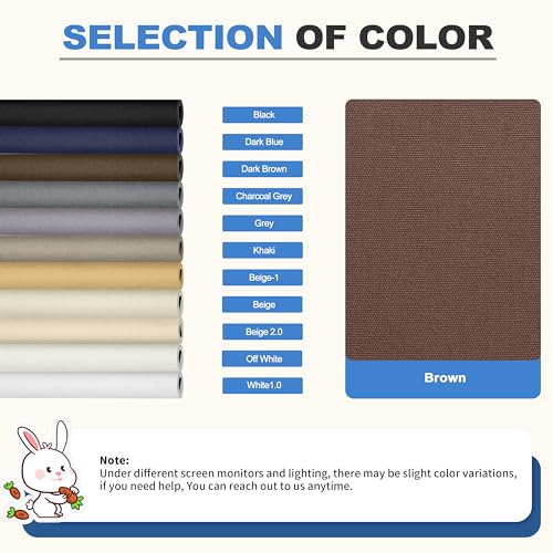 KING MOUNTAIN Canvas Repair Patch 16×60 Inch Self-Adhesive Waterproof Fabric Patch for Sofas, Tents, Furniture,Tote Bags, Car Seats (Brown) by KING MOUNTAIN - Image 6