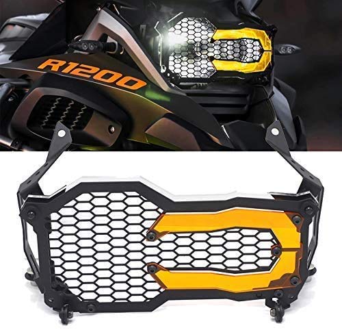 Drmsta Motorcycle Headlight Guard Protector Grille Grill Cover for BMW R1250GS R1200GS R 1250 GS Adventure R 1200 GS ADV/LC Acrylic Lamp Patch