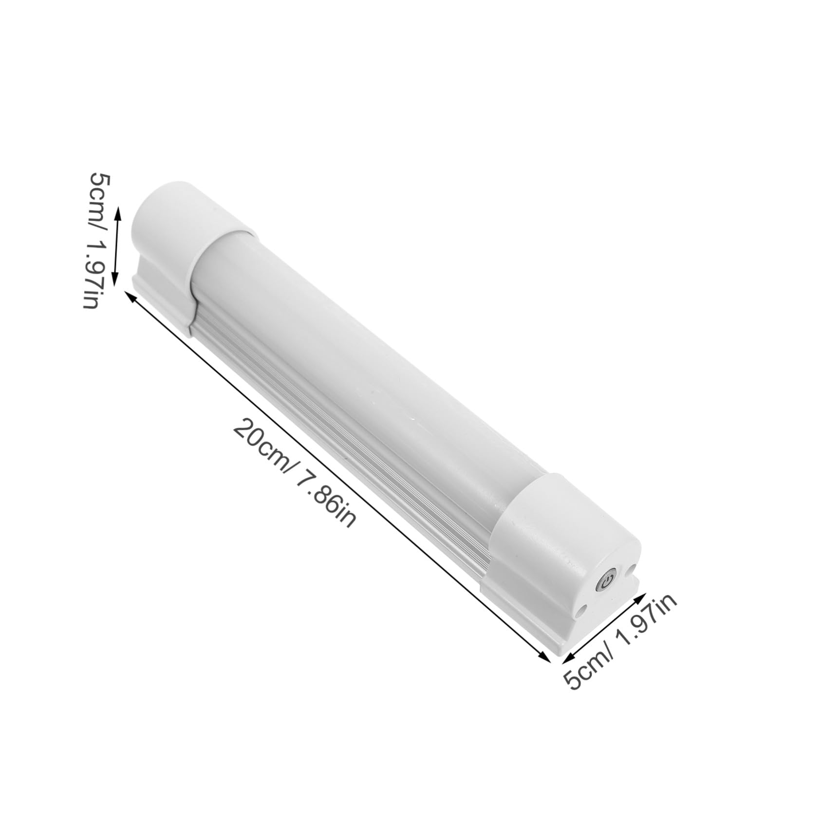 Cabilock Barra de Luz LED Magnética y Batería de 2200mah para Camping Puerto USB Gancho Lámpara Portátil de Plástico para Carpa y Actividades al Aire Libre