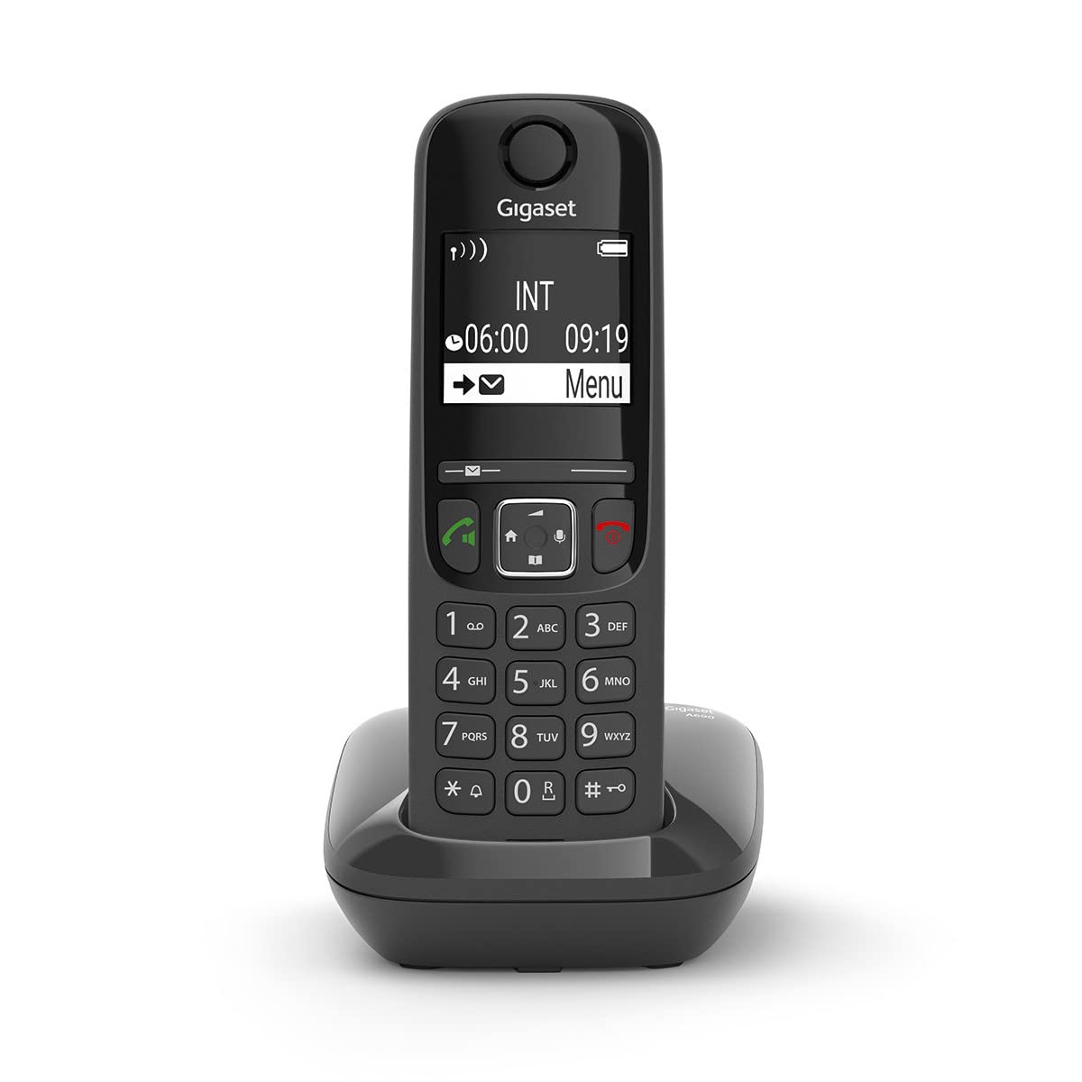 Gigaset AS690 Telefon analogowy/dect Identification de l'appelant Noir