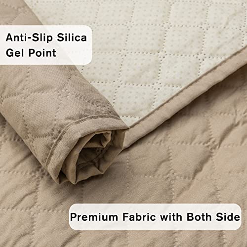 Funda para sillón reclinable resistente al agua protector caqui 6