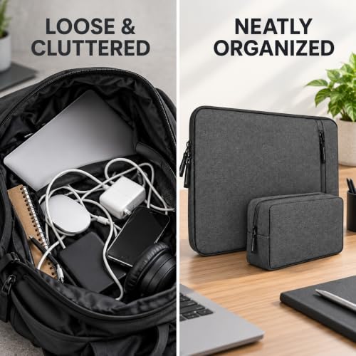 Image of 15.6-Inch Water-Resistant Laptop Sleeve with Handle - Pack of 2