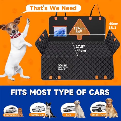 Hamac pour siège auto pour chien anti-dérapant et 100% imperméable - 5