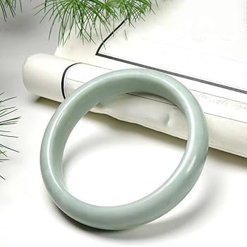 Amazon.co.jp: 女性用翡翠バングルブレスレット、天然翡翠カラー翡翠