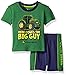 John Deere Baby Boys' Truck Short Set, Green/Navy, 18M