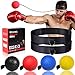 Box-Reflexball, Fight-Ball, Reflex-Ball, mit Stirnband für Kampfsport, MMA-Training, Geschwindigkeitsreaktionen, Erwachsene/Kinder, Fitness, elastisches Seil-Kopfband-Set