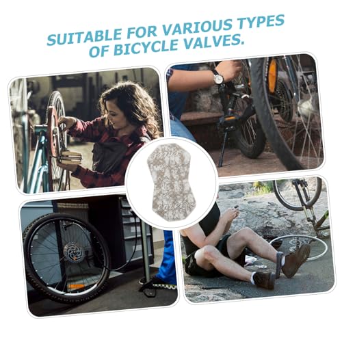 Pegatinas Adhesivas para Válvulas de Neumáticos de Bicicleta Totority Protectores de Llanta para Prevención de Fugas de Aire Compatibles con Válvulas de Bicicleta Fácil Aplicación miniatura 5