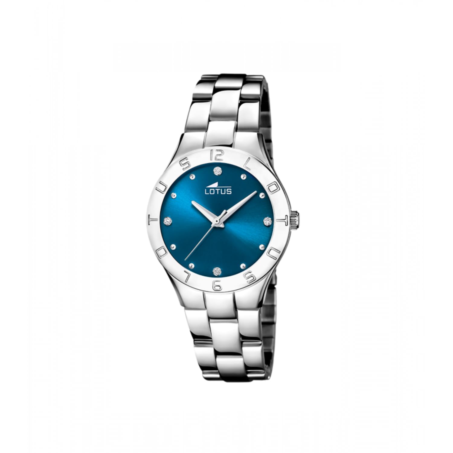 LOTUS Reloj Mujer Analógico de Acero Inoxidable 316l Plateado