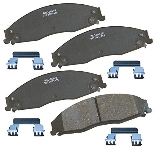 Image of Bendix Premium SBC921 Ceramic Front Brake Pads for Cadillac CTS 2007-2003, STS 2008-2005, Pontiac Grand Prix 2008-2005