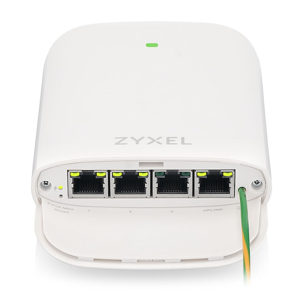 Zyxel 4-Port Gigabit PoE Extender | IEEE 802.3af/at/bt Standard | 1-Port 60W in 3-Port 30W Out | Indoor & Outdoor | Nebula Cloud [PoE12-3PD]