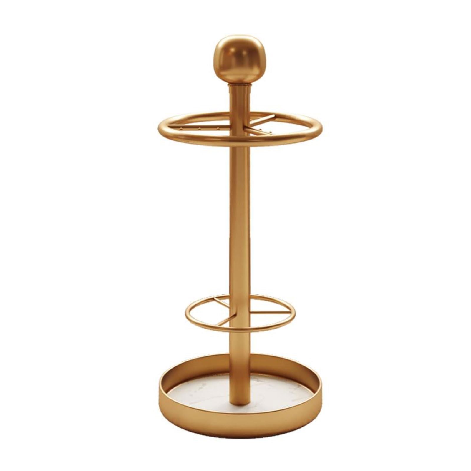 TYUHDUYUR Umbrella Holder Metal Umbrella Stand Entryway Space Saving Umbrella Holder Organizer for Front Door, Umbrella Storage Rack Shelf with Drip Tray and Hooks, Home Office Decor Umbrella Sta