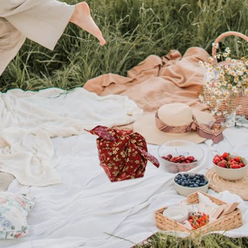 HAPINARY Japanisches Furoshiki Tuch Aus Robuster Baumwolle Tragbares Wickeltuch Für Bento-boxen Wiederverwendbar Und Umweltfreundlich Für Geschenkverpackungen Und Dekoration