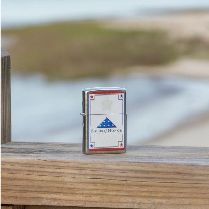 Encendedor Zippo con grabado personalizado Street Chrome miniatura 3