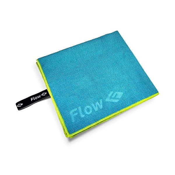 Flow Microfiber Quick Dry Swim Towel - Pool Towels for Competitive Swimming and Other Water Sports with Medium and Large Options Available - Image 3