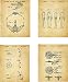 Star Trek Patent Wall Art Prints - set of Four (8x10) Unframed - wall art decor for Star Trek fans