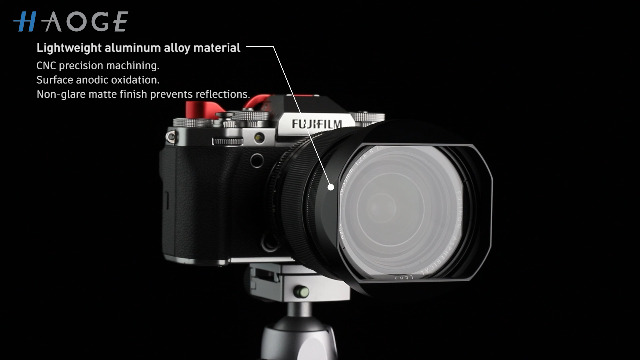 Amazon.com : Haoge LH-X165 Square Metal Lens Hood Shade with Metal