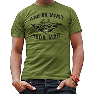 STAR WARS Yoda Darth Vader Darth Maul Boba Fett Adult Men’s T-Shirts