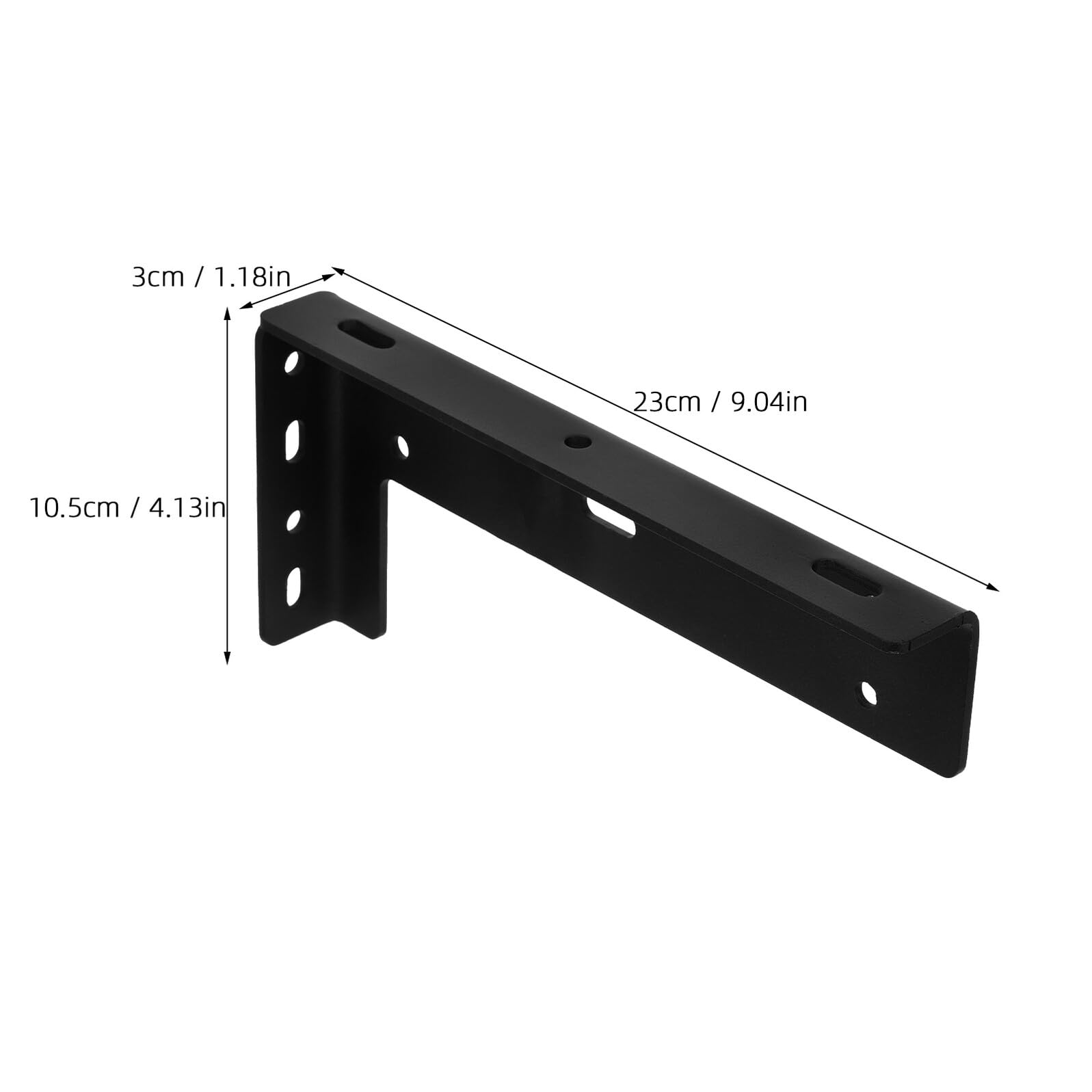 OUNONA 2pezzi Staffe Metalliche per Mensole Parete Staffe per Appendere Oggetti Pesanti Supporti per Mensole Regolabili per Librerie e Scaffalature Design Invisibile per Interni Moderni