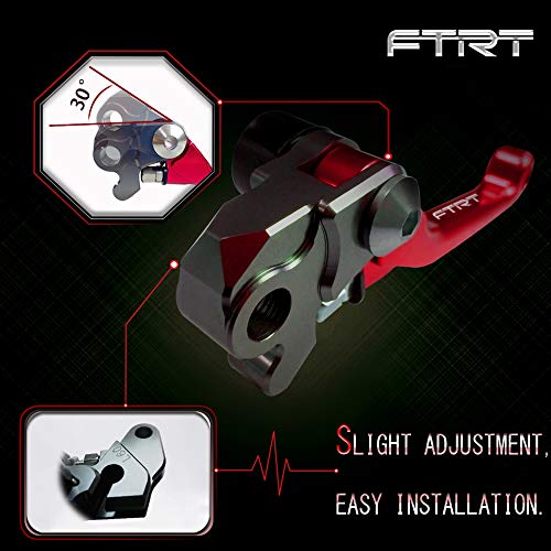 Ftrt Pivot Dirt Bike Brake Clutch Levers Compatible With Cr125R Cr250R 2004-2007/Crf250R Crf450R 2004-2006/Crf250X 2004-2017/Crf450X 2005-2017 Crf125F 2014-2017 Red #TOP2
