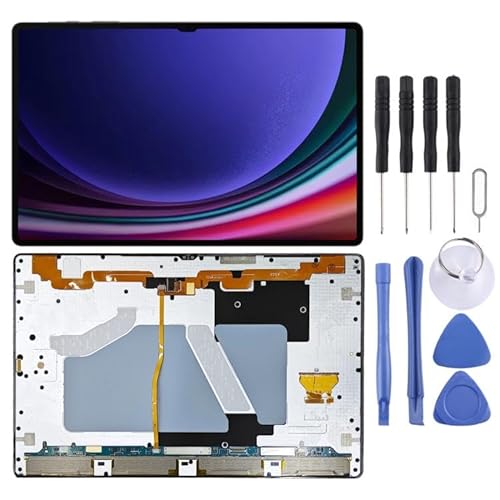 MPXPOTTHW Cell Phone Replacement for Galaxy Tab S9 Ultra SM-X910/X916 LCD Screen with Digitizer Full Assembly Spare Parts