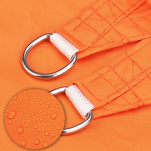 Protection solaire haut de gamme en polyester orange imperméable - 6