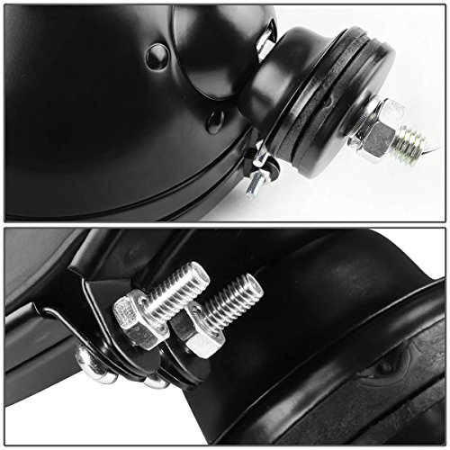 Image of Auto Dynasty 6 inch Round Fog Lights+Offroad Super 4X4 Guard+Switch Compatible with Grille /Brush /Bull bar (Clear Lens Black Housing)