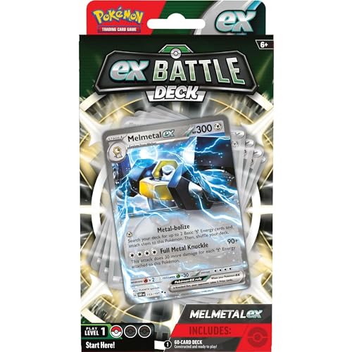 Baraja Juego Cartas coleccionables Ex Battle Deck Pokemon Surtido Ingles