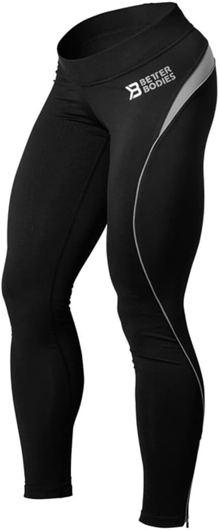 Women's Active Athlete Tights Leggings, Black, Large