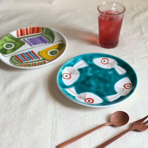 Susanna de Simone イタリア 絵皿 19cm 4匹のサカナ お皿 プレート 食器 キッチン スザンナデシモーネ 作家 アート サカナ 魚 51507 Amazon.co.jp: IZ51507SSusanna de Simone イタリア 絵皿 19cm 4匹の